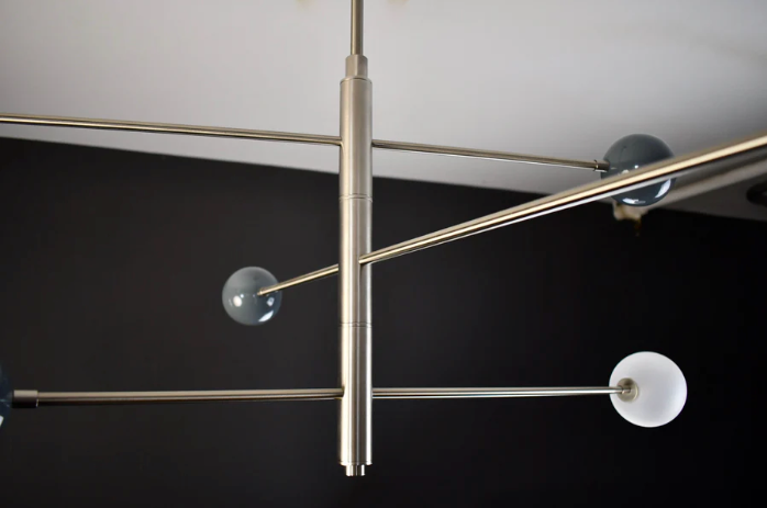 Orbital 3-Tier (Brushed Nickel, Dove) 