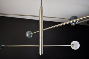Orbital 3-Tier (Brushed Nickel, Dove) 