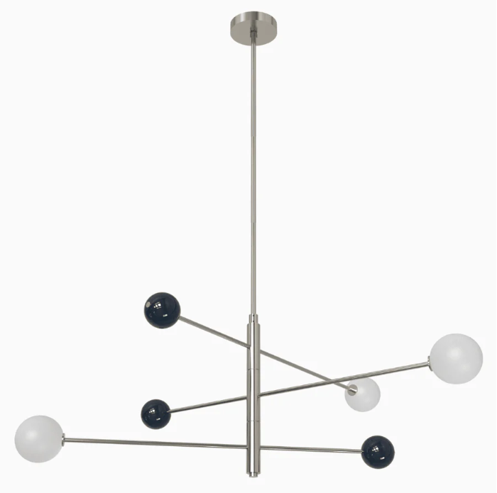 Orbital 3-Tier (Brushed Nickel, Dove) 