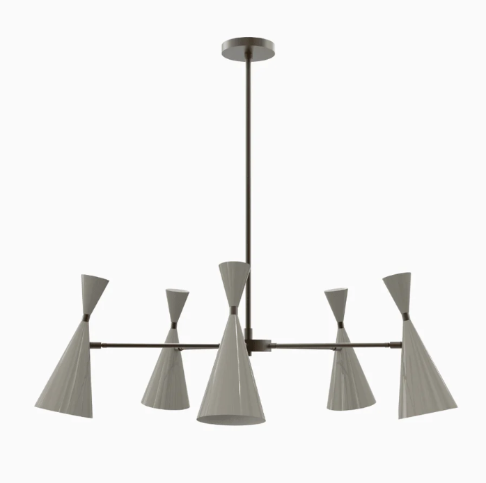 Petite Monolith (Dark Bronze Enamel, Pearl)
