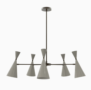 Petite Monolith (Dark Bronze Enamel, Pearl)