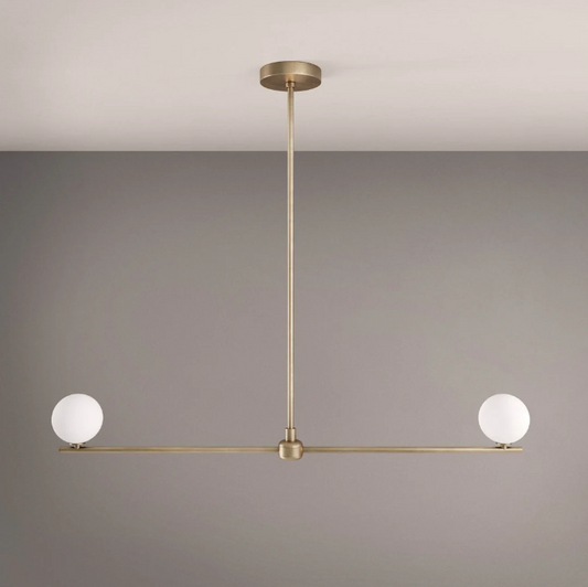 Segment Pendant (Natural Brass)