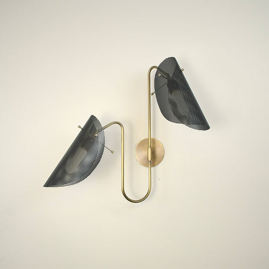 Tulle 2 (Natural Brass, Black)