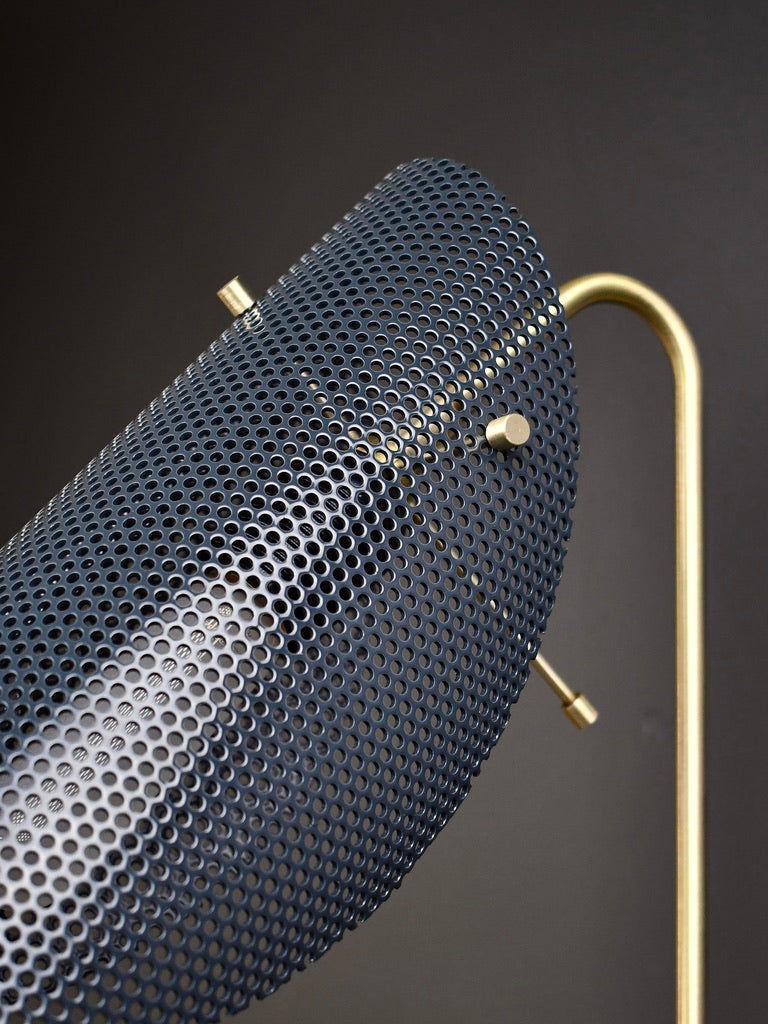 Tulle Wall Lamp (Brushed Brass, Charcoal)