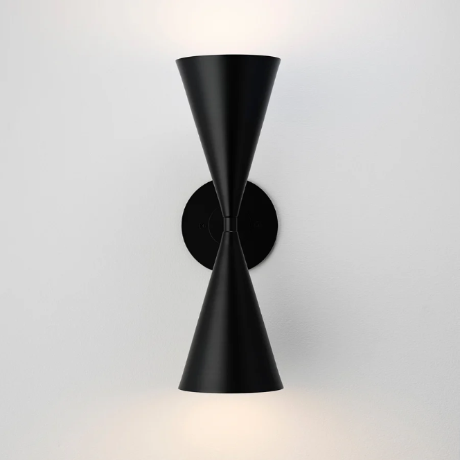 Tuxedo Wall Sconce (Black)
